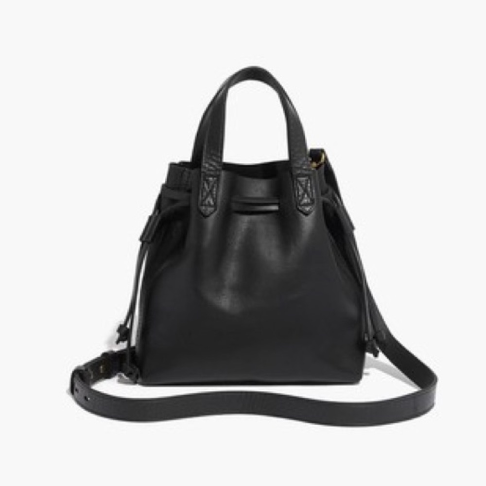 Madewell drawstring mini transport tote